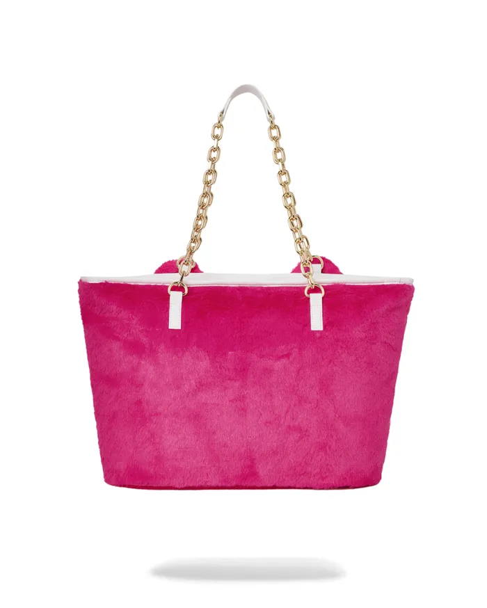 WomenMen PLUSH MONEYBEAR TOTE PINK SPRAYGROUND Totes WomenMen PLUSH MONEYBEAR TOTE PINK SPRAYGROUND Totes