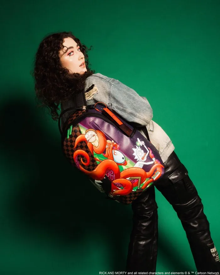 WomenMen RICK AND MORTY STUCK IN A PICKLE SPRAYGROUND Backpacks WomenMen RICK AND MORTY STUCK IN A PICKLE SPRAYGROUND Backpacks