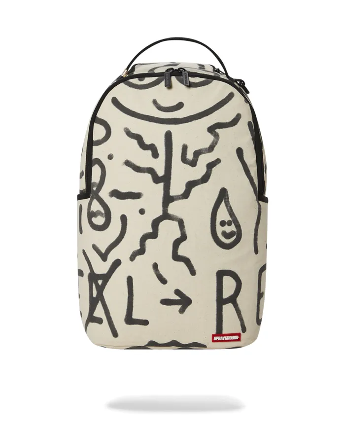 WomenMen SHEREEN JENKINS CANVAS BACKPACK 1 Of 18 CUT FROM LARGE CANVAS ART SPRAYGROUND Backpacks WomenMen SHEREEN JENKINS CANVAS BACKPACK 1 Of 18 CUT FROM LARGE CANVAS ART SPRAYGROUND Backpacks