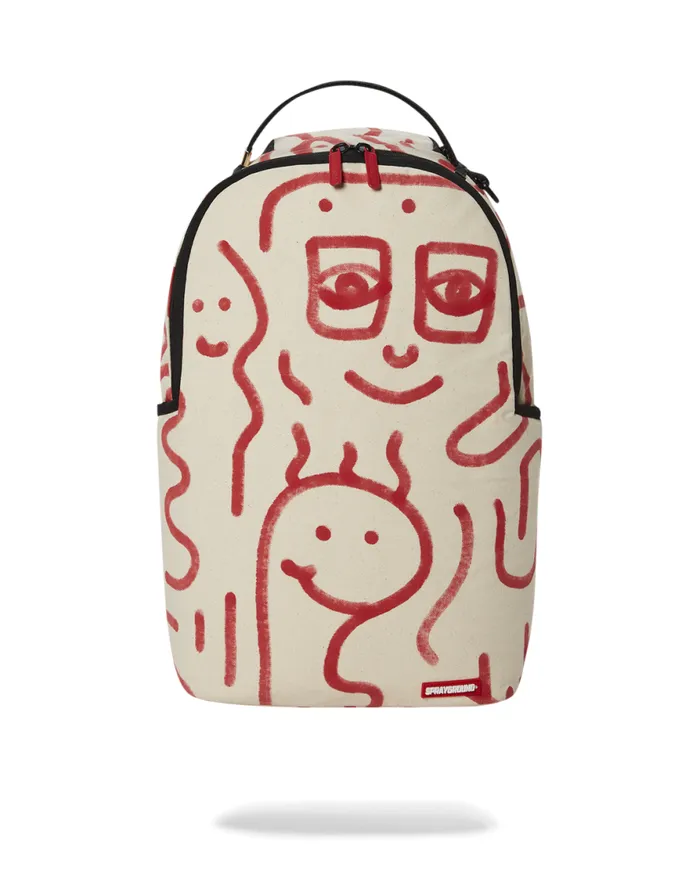 WomenMen SHEREEN JENKINS CANVAS BACKPACK 1 Of 18 CUT FROM LARGE CANVAS ART SPRAYGROUND Backpacks WomenMen SHEREEN JENKINS CANVAS BACKPACK 1 Of 18 CUT FROM LARGE CANVAS ART SPRAYGROUND Backpacks