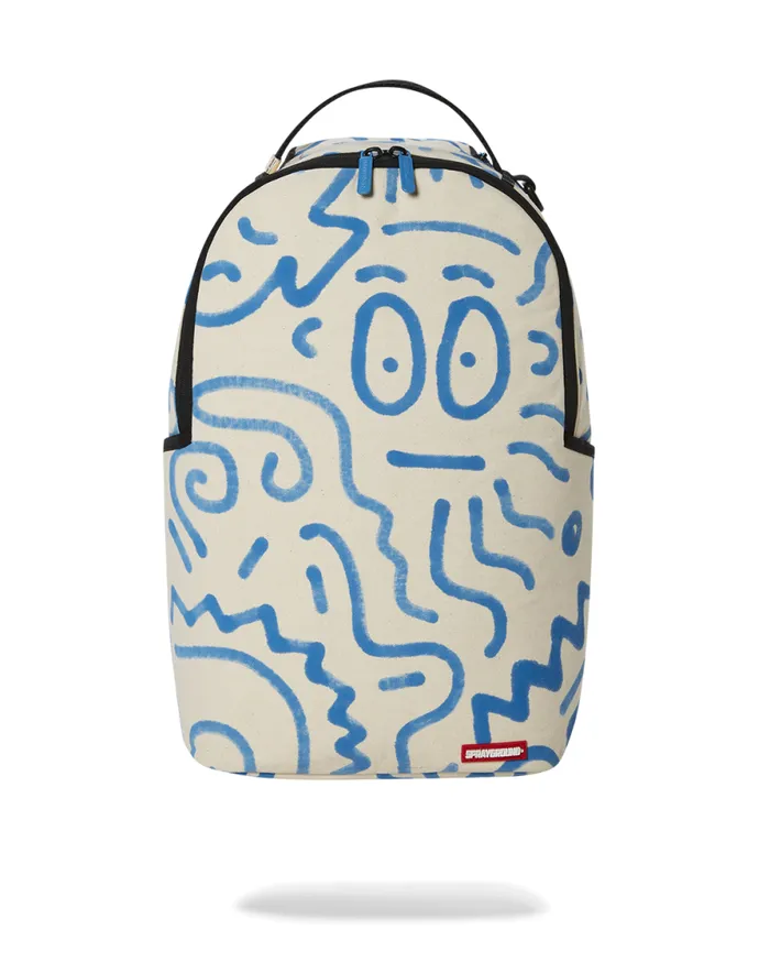 WomenMen SHEREEN JENKINS CANVAS BACKPACK 1 Of 18 CUT FROM LARGE CANVAS ART SPRAYGROUND Backpacks WomenMen SHEREEN JENKINS CANVAS BACKPACK 1 Of 18 CUT FROM LARGE CANVAS ART SPRAYGROUND Backpacks