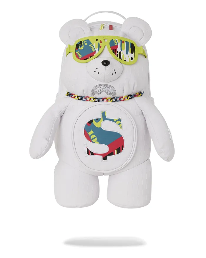 WomenMen SHOW UP SHOW OUT MONEYBEAR TEDDYBEAR BACKPACK SPRAYGROUND Backpacks