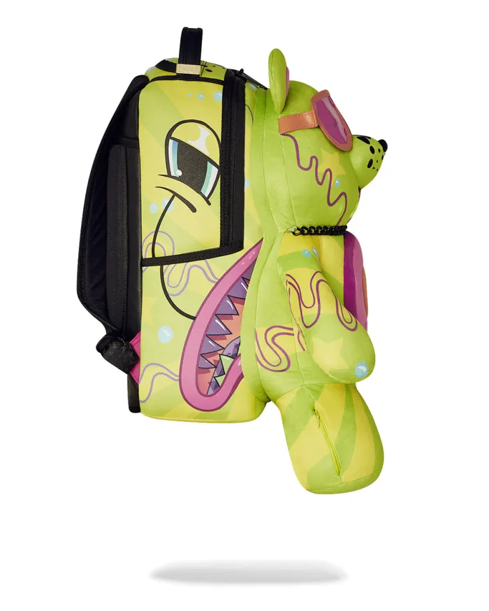 WomenMen SLIME DIME MONEYBEAR TEDDYBEAR ON BACKPACK SPRAYGROUND Backpacks WomenMen SLIME DIME MONEYBEAR TEDDYBEAR ON BACKPACK SPRAYGROUND Backpacks