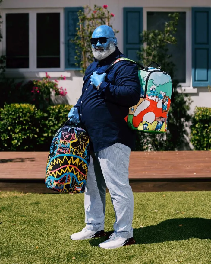 WomenMen SMURFS MUSHROOM VILLAGE BACKPACK SPRAYGROUND Backpacks WomenMen SMURFS MUSHROOM VILLAGE BACKPACK SPRAYGROUND Backpacks