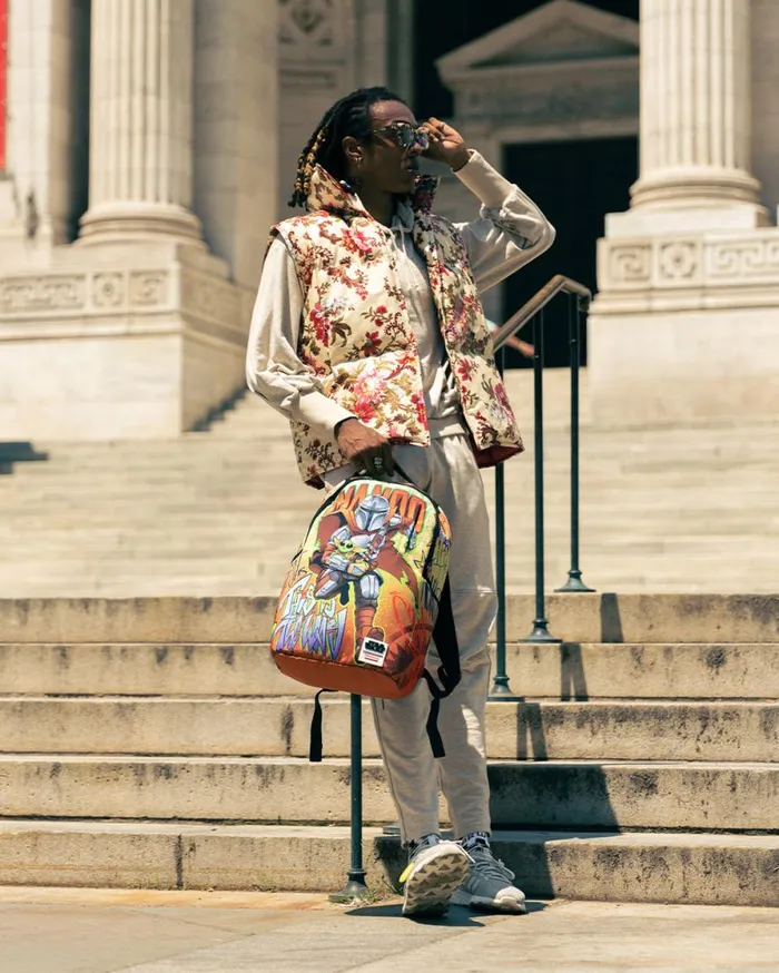 WomenMen STAR WARS MANDO ON THE RUN BACKPACK DLXR SPRAYGROUND Backpacks WomenMen STAR WARS MANDO ON THE RUN BACKPACK DLXR SPRAYGROUND Backpacks
