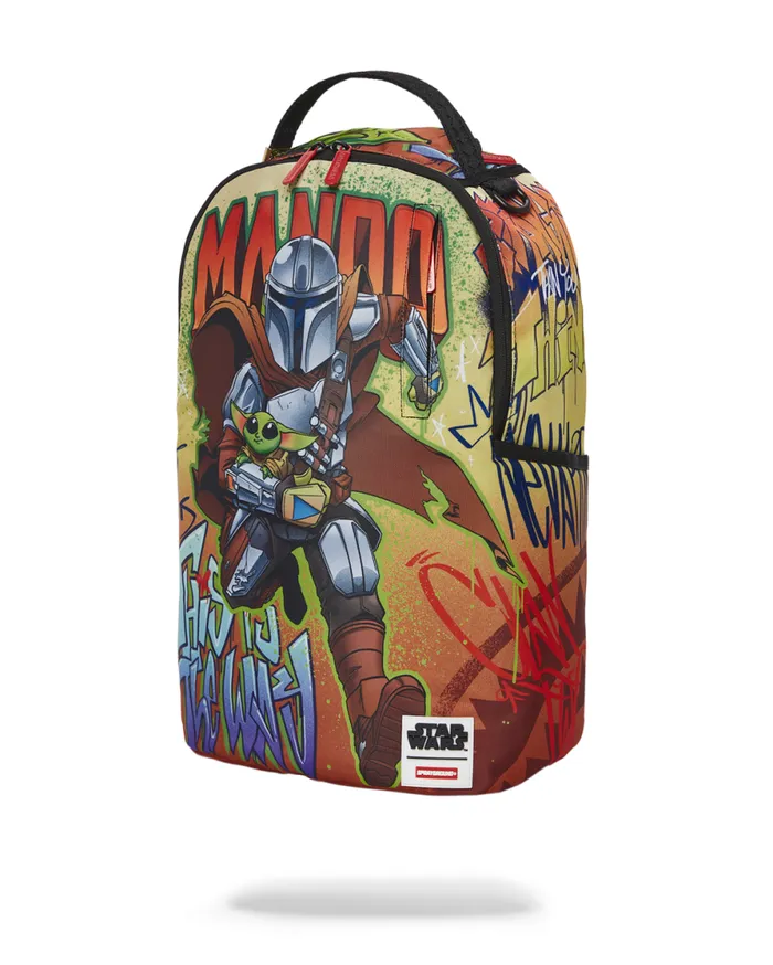 WomenMen STAR WARS MANDO ON THE RUN BACKPACK DLXR SPRAYGROUND Backpacks WomenMen STAR WARS MANDO ON THE RUN BACKPACK DLXR SPRAYGROUND Backpacks
