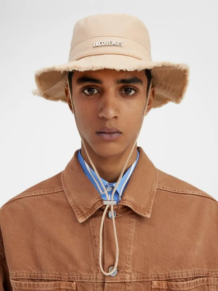 WomenMen The Artichaut Bucket Hat Beige JACQUEMUS Hats WomenMen The Artichaut Bucket Hat Beige JACQUEMUS Hats