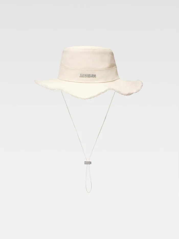 WomenMen The Artichaut Bucket Hat Offwhite JACQUEMUS Hats