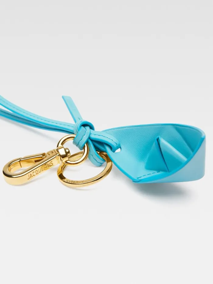 WomenMen The Bateau Keychain Light Turquoise JACQUEMUS Small Leather Goods WomenMen The Bateau Keychain Light Turquoise JACQUEMUS Small Leather Goods