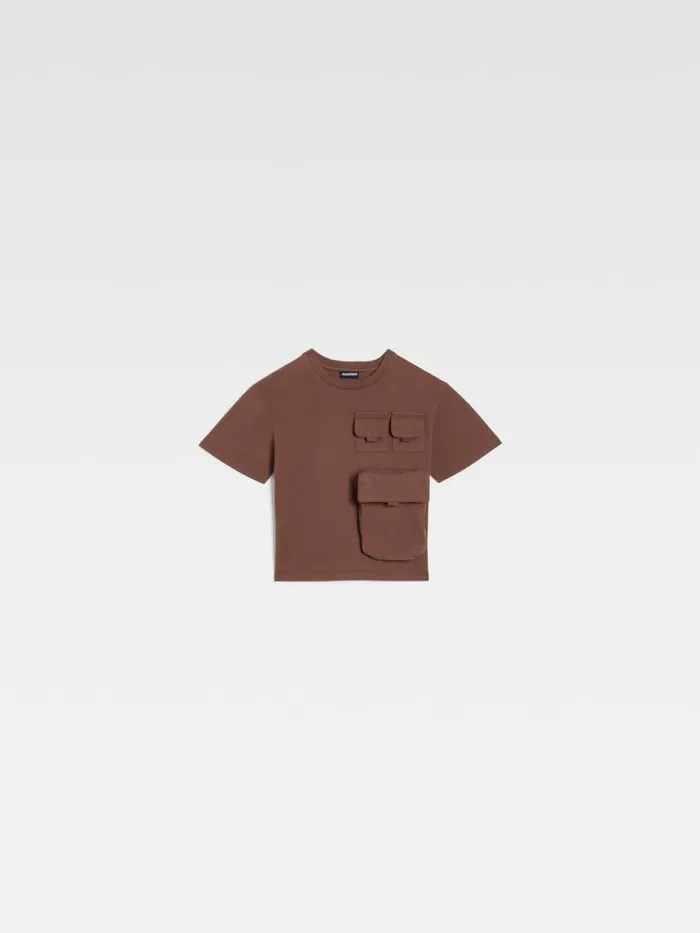 WomenMen The Bolso Kids039 Tshirt Dark Brown JACQUEMUS Tops WomenMen The Bolso Kids039 Tshirt Dark Brown JACQUEMUS Tops