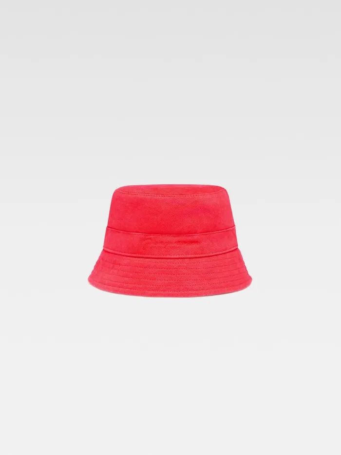 WomenMen The Gadjo Kids039 Bucket Hat Red JACQUEMUS Accessories and Shoes
