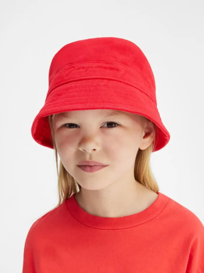WomenMen The Gadjo Kids039 Bucket Hat Red JACQUEMUS Accessories and Shoes WomenMen The Gadjo Kids039 Bucket Hat Red JACQUEMUS Accessories and Shoes