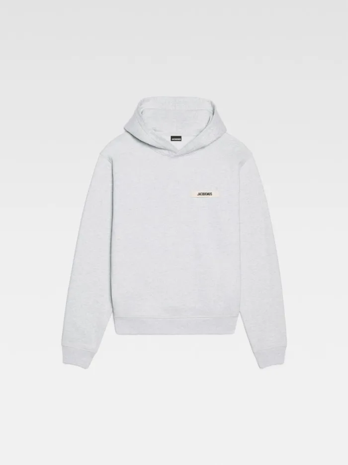 WomenMen The Gros Grain Hoodie Grey JACQUEMUS Sweatshirts and Joggings WomenMen The Gros Grain Hoodie Grey JACQUEMUS Sweatshirts and Joggings