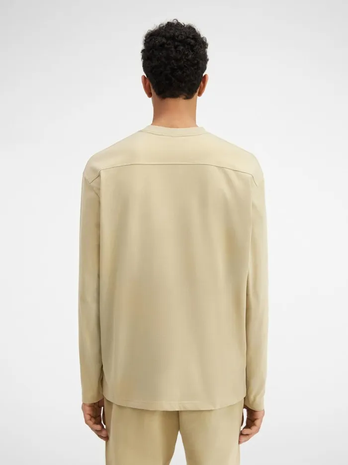WomenMen The Longsleeve Tshirt Light Khaki JACQUEMUS Tshirts WomenMen The Longsleeve Tshirt Light Khaki JACQUEMUS Tshirts