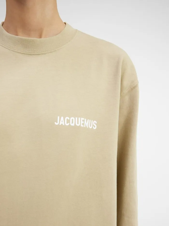 WomenMen The Longsleeve Tshirt Light Khaki JACQUEMUS Tshirts WomenMen The Longsleeve Tshirt Light Khaki JACQUEMUS Tshirts