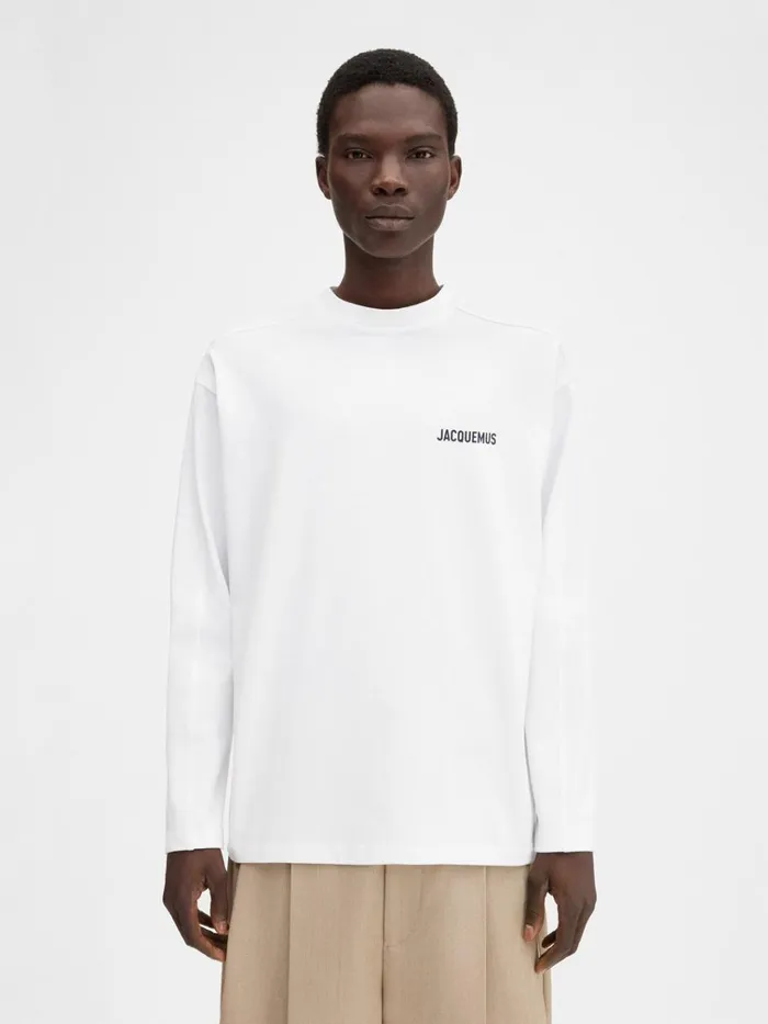WomenMen The Montaigne Tshirt Montaigne White JACQUEMUS Tshirts