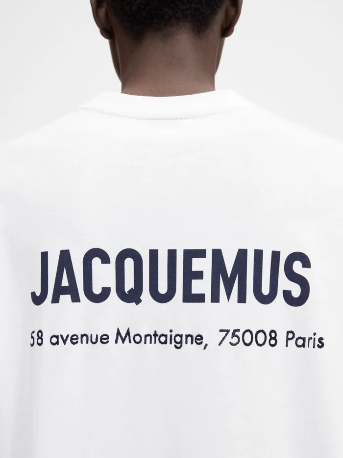WomenMen The Montaigne Tshirt Montaigne White JACQUEMUS Tshirts WomenMen The Montaigne Tshirt Montaigne White JACQUEMUS Tshirts