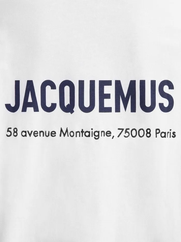 WomenMen The Montaigne Tshirt Montaigne White JACQUEMUS Tshirts WomenMen The Montaigne Tshirt Montaigne White JACQUEMUS Tshirts