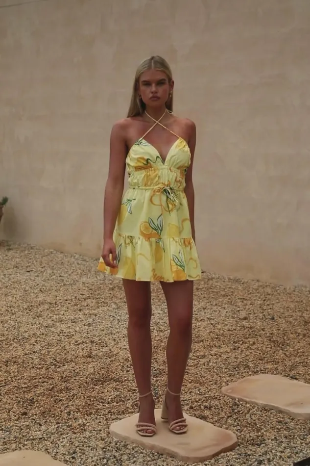 Women Mini SABO SKIRT Astyn Dress 8211 Amalfi Citrus