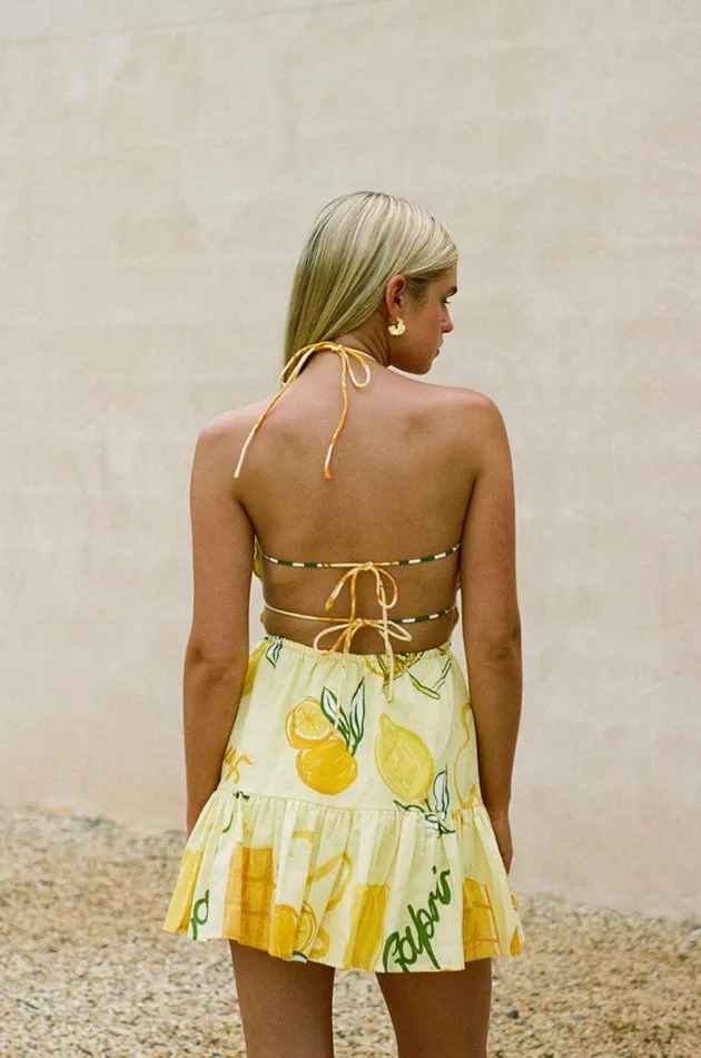 Women Mini SABO SKIRT Astyn Dress 8211 Amalfi Citrus