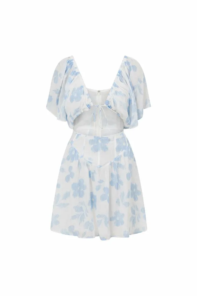 Women Mini SABO SKIRT Niko Cutout Dress 8211 Honey Floral
