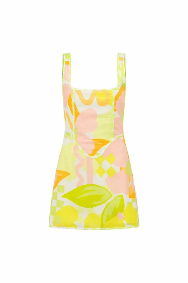 Women Mini SABO SKIRT Tyler Dress 8211 Checker Floral
