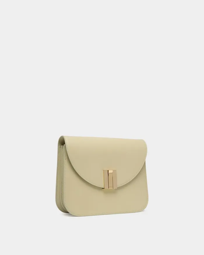 Women Ollam Crossbody Bag In Light Green Leather Bally CrossBody Bags