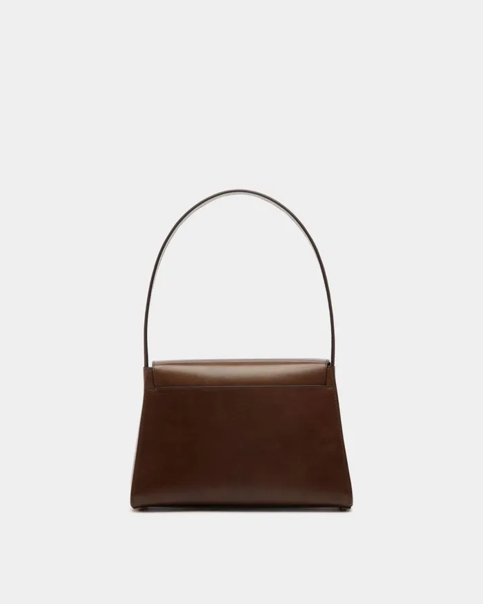 Women Ollam Shoulder Bag In Marron Glac Leather Bally Shoulder Bags