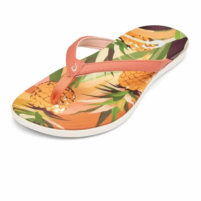 Women Olukai Hopio Hau Shellcoralpineapple Women Olukai Hopio Hau Shellcoralpineapple