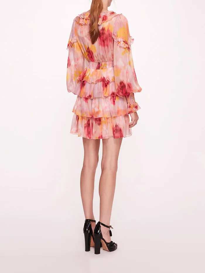 Women Orchid Pink Multi Marchesa Marchesa Rosa