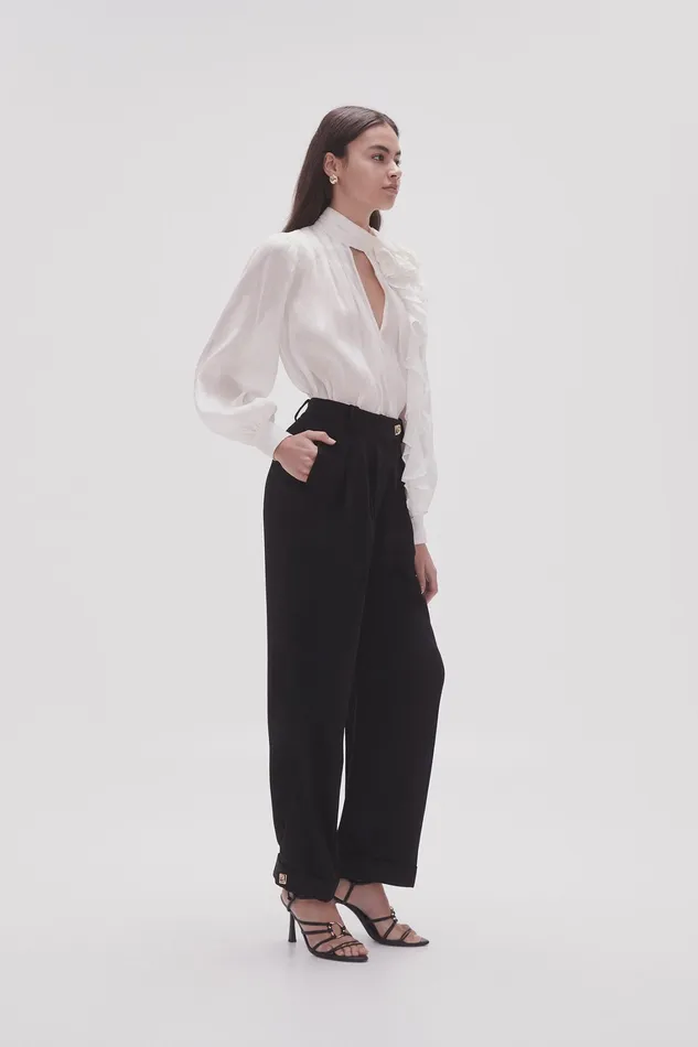 Women Pants Aje Sentiment Tailored Pant Black