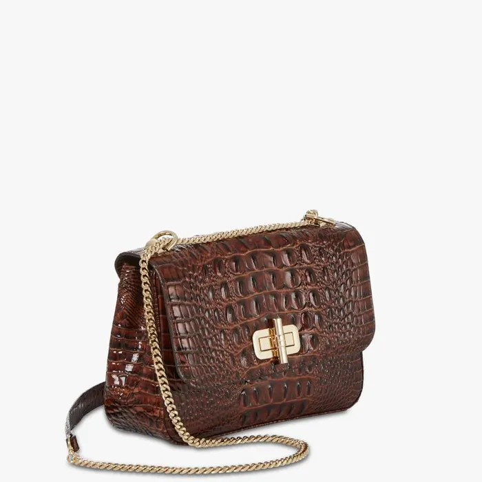 Women Rosalie Pecan Melbourne Brahmin Crossbodies Chevron Women Rosalie Pecan Melbourne Brahmin Crossbodies Chevron