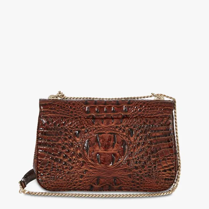 Women Rosalie Pecan Melbourne Brahmin Crossbodies Chevron Women Rosalie Pecan Melbourne Brahmin Crossbodies Chevron