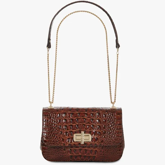 Women Rosalie Pecan Melbourne Brahmin Crossbodies Chevron Women Rosalie Pecan Melbourne Brahmin Crossbodies Chevron