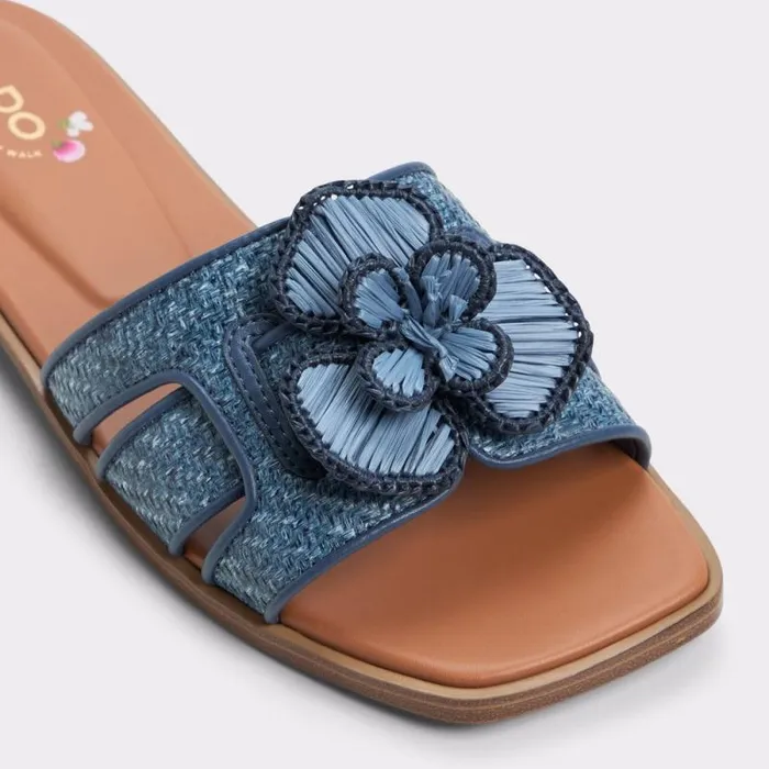 Women Seaflower Denim Aldo Sandals Women Seaflower Denim Aldo Sandals