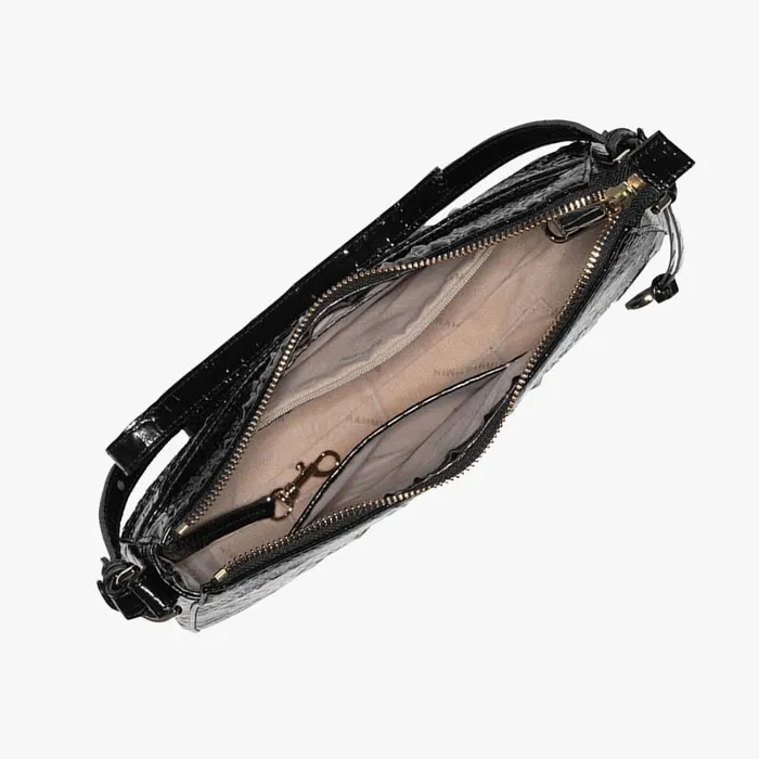 Women Shayna Black Melbourne Brahmin Crossbodies Chevron Women Shayna Black Melbourne Brahmin Crossbodies Chevron