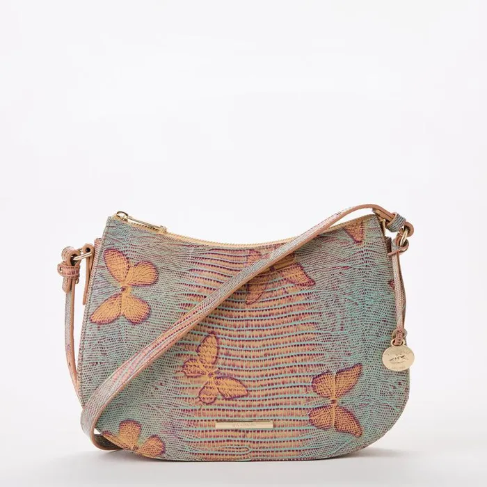 Women Shayna Mandarin Orange Heatwave Brahmin Crossbodies Chevron