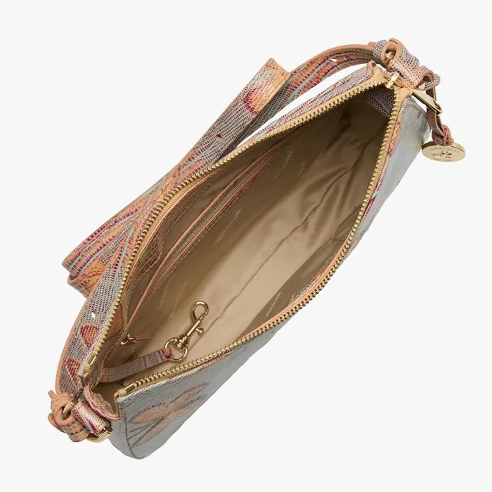 Women Shayna Mandarin Orange Heatwave Brahmin Crossbodies Chevron Women Shayna Mandarin Orange Heatwave Brahmin Crossbodies Chevron