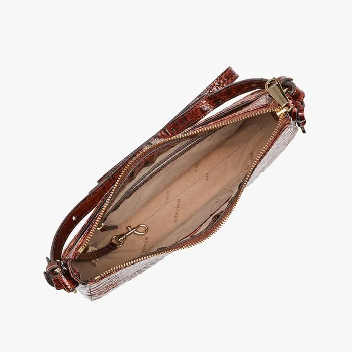 Women Shayna Pecan Melbourne Brahmin Crossbodies Chevron Women Shayna Pecan Melbourne Brahmin Crossbodies Chevron