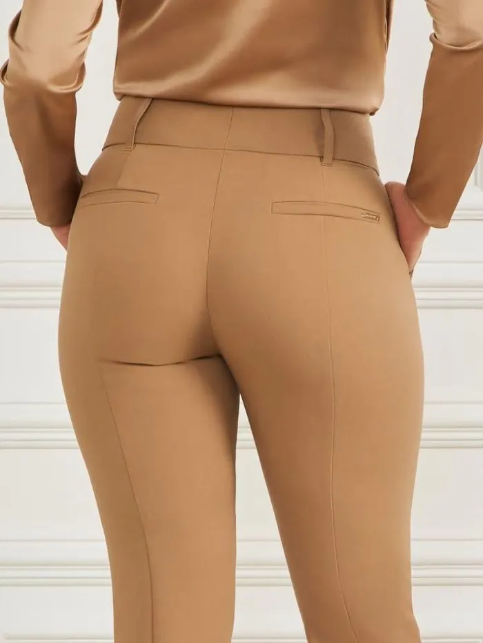 Women Shelly Twill Pant Macchiato Multi Marciano Bottoms Women Shelly Twill Pant Macchiato Multi Marciano Bottoms