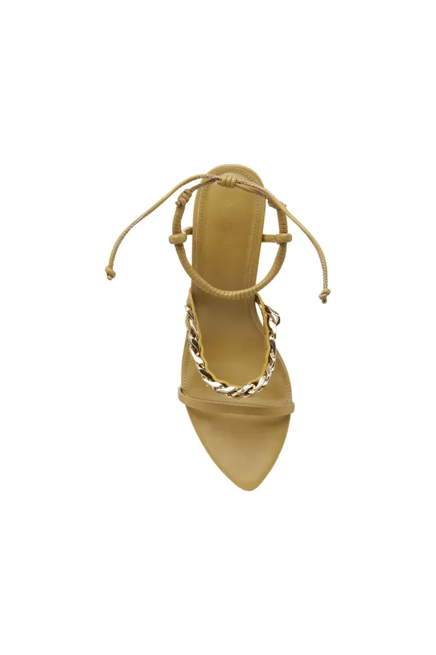 Women Shoes Aje Wanderlust Chain Heel Olive Green