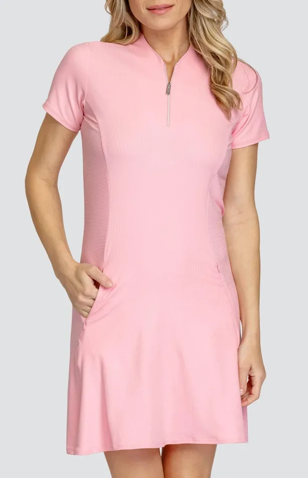 Women Short Sleeve Tail Activewear Daya 365034 Dress 8211 Icing