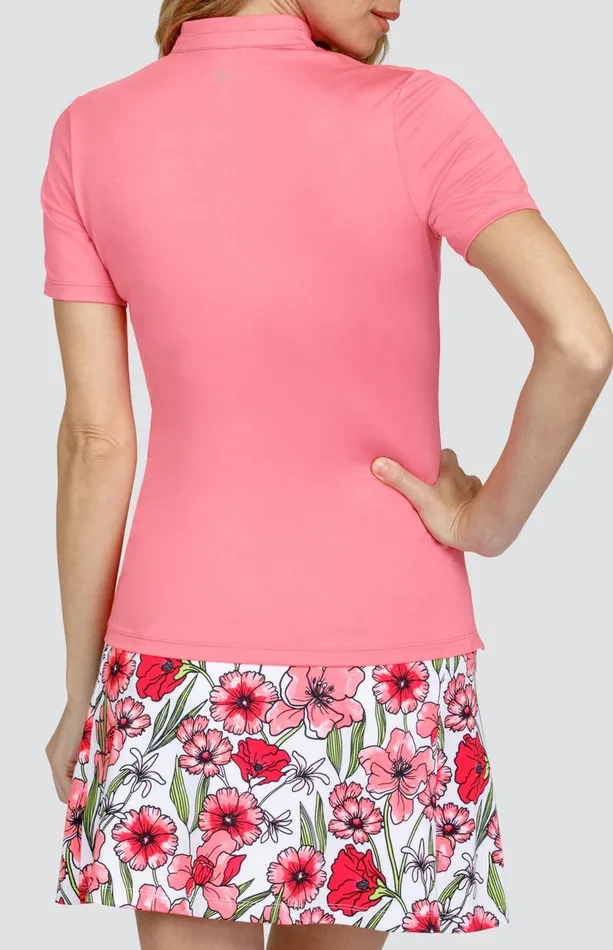 Women Short Sleeve Tail Activewear Jo Top 8211 Strawberry Pink