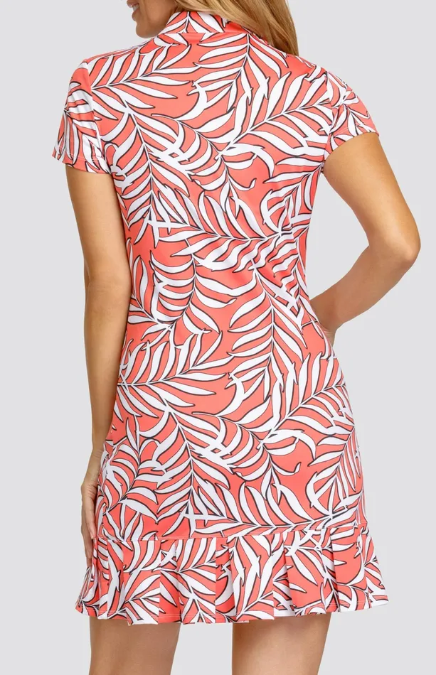 Women Short Sleeve Tail Activewear Leena 365034 Dress 8211 Nirvana Palms