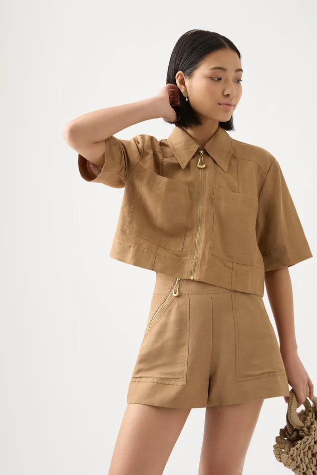 Women Shorts Aje Esprit Utility Short Willow