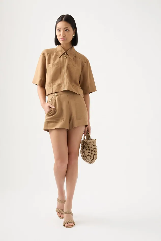 Women Shorts Aje Esprit Utility Short Willow
