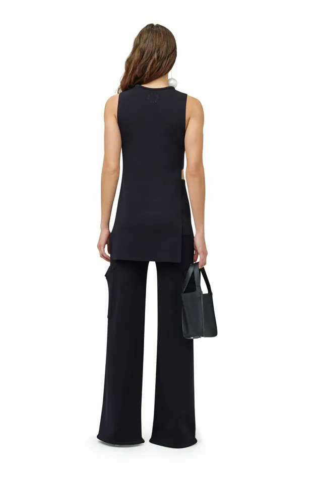 Women Simon Miller Bottoms Knits By Cargo Jabber Pant Black Women Simon Miller Bottoms Knits By Cargo Jabber Pant Black