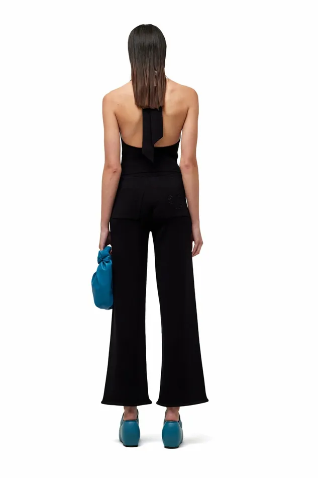 Women Simon Miller Bottoms Knits By Cropped Jabber Pant Black