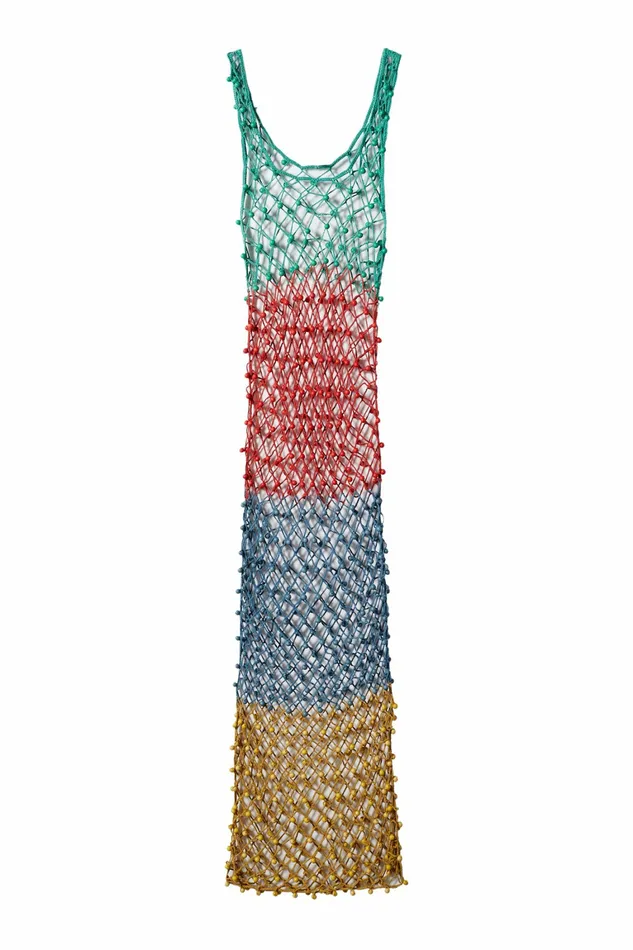 Women Simon Miller Dresses Sm X Mango Crochet Riri Dress Multi Stripe Women Simon Miller Dresses Sm X Mango Crochet Riri Dress Multi Stripe
