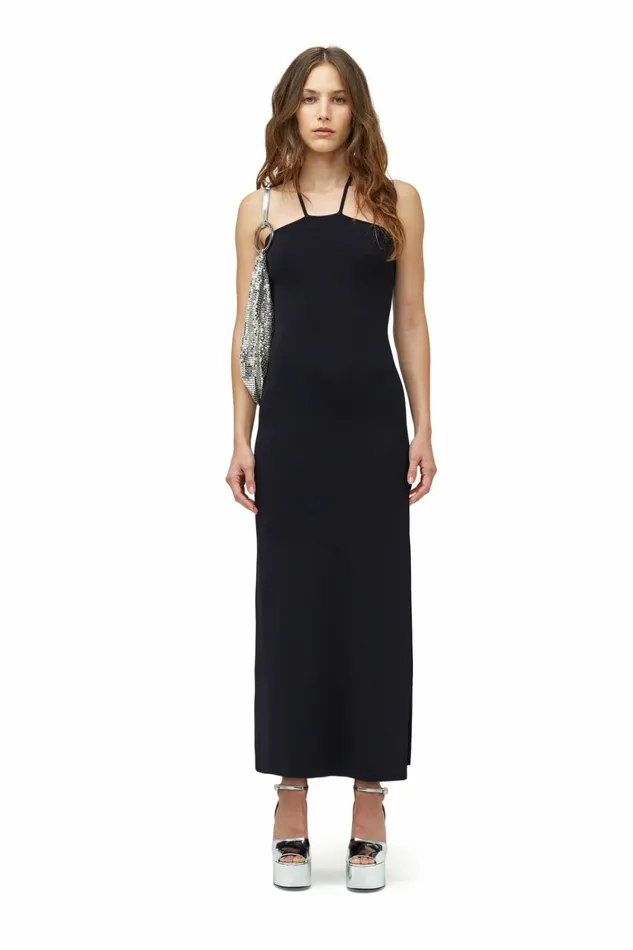 Women Simon Miller Knitwear Knits By Yuma Dress Black Women Simon Miller Knitwear Knits By Yuma Dress Black